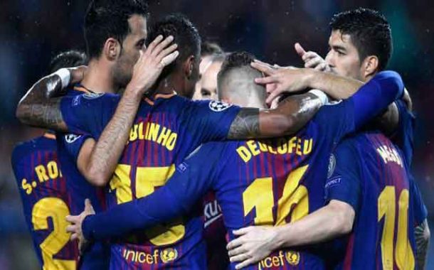برشلونة ينتصر على أولمبياكوس