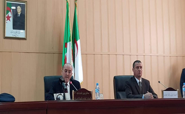 بلجود ينصب الوالي الجديد على ولاية جانت