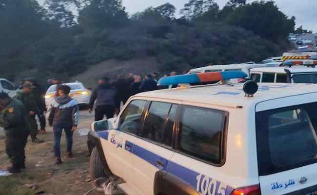 التجاوز الخطير هو سبب انقلاب الحافلة الذي خلف 10 قتلى و30 جريحا بتيكجدة بالبويرة