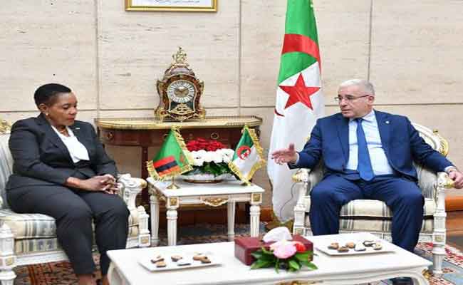 استقبال بوغالي لرئيسة برلمان زامبيا