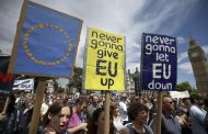 معارضو خروج بريطانيا من الاتحاد الاوربي يحتجون