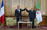 برقية شكر من الرئيس الفرنسي هولاند إلى الرئيس بوتفليقة على مساندة الجزائر لفرنسا على اثر اعتداء نيس