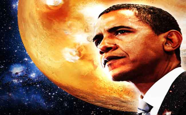 أوباما يود إرسال بعثة من البشر إلى كوكب المريخ سنة 2030