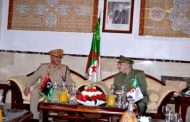 استقبال الفريق أحمد قايد صالح لرئيس الأركان العام للجيش الليبي