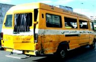انقلاب حافلة للنقل المدرسي ببلدية بني شعيب بولاية تيسمسيلت