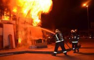 اندلاع حريق مهول بقاعة العروض المسرحية و السينمائية لمدينة تيسمسيلت