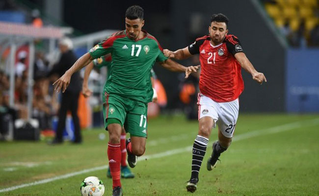 مصر تفوز على المغرب وتتأهل للنصف