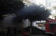 تسرب دخان كثيف داخل الطابق الأرضي لبناية محكمة سيدي امحمد بالعاصمة على إثر حريق مهول