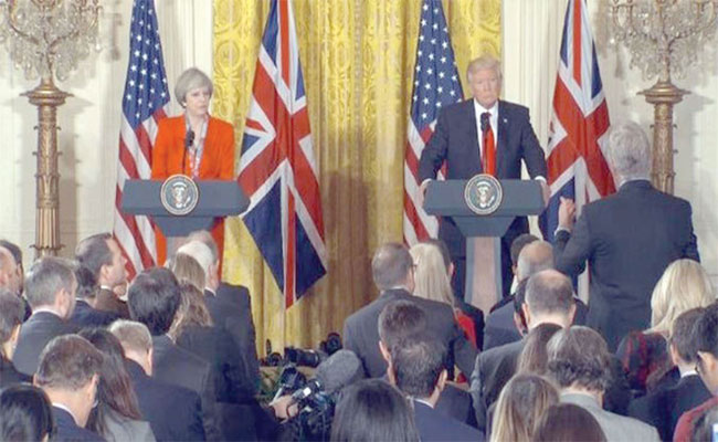 مركز استطلاع : البريطانيون يعتبرون أن ترامب 