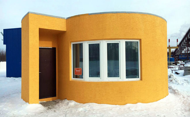 تشييد منزل بواسطة طابعة 3D في مدة 24 ساعة