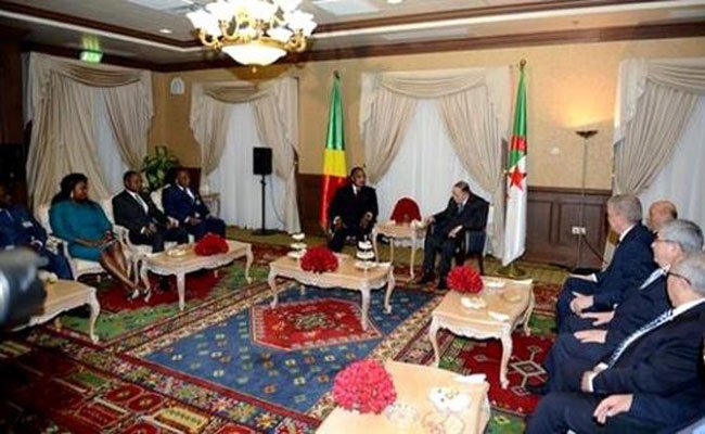 رئيس الجمهورية يجري محادثات مع الرئيس الكونغولي