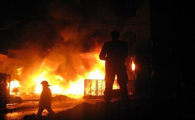حريق مهول بمعمل خاص بإنتاج الآجر الأحمر ببلدية الحاجب بولاية بسكرة