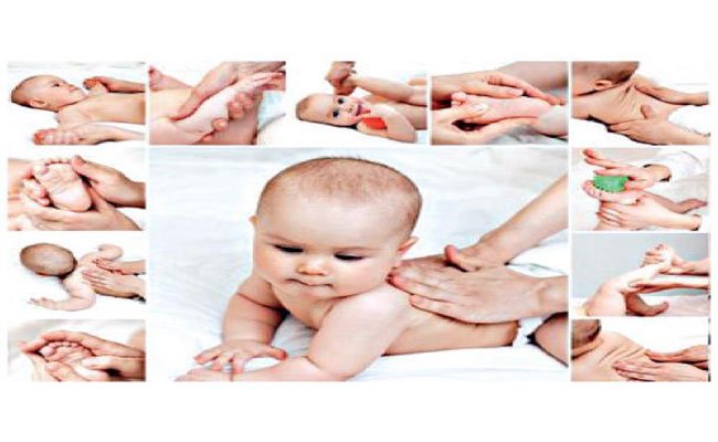 تمرينات للمولود من عمر شهرين إلى ستة أشهر