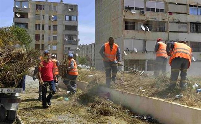 مصالح ولاية قسنطينة تشرع في عملية واسعة لتنظيف و تزيين عديد الأحياء