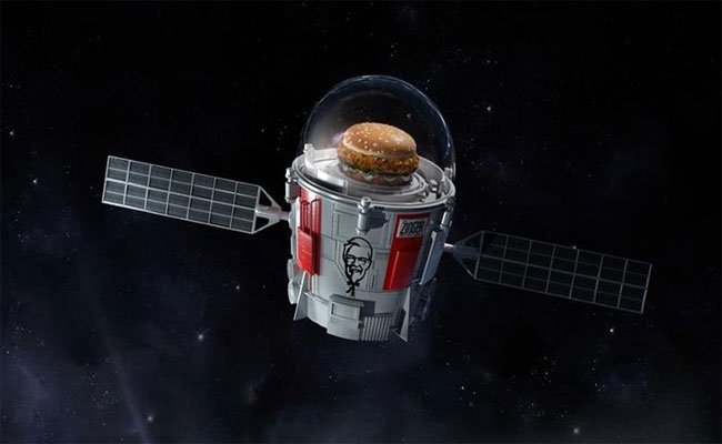 KFC ستطلق شطيرة دجاج نحو الفضاء