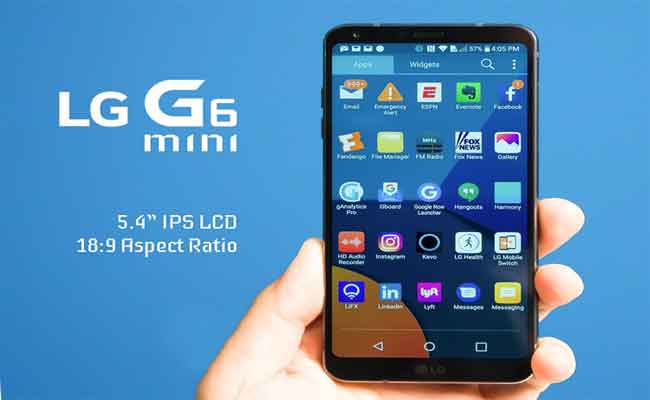 LG تعمل على نسخة مدمجة من هاتفها الذكي الراقي G6