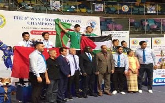 صحافة فلسطين تشكر إلتفاتة الفريق جزائري  لرياضة (Vovinam)