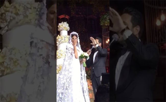 وسام بريدي و ريم السعيدي يحتفلان بزفافهما للمرة الثانية تحت سماء لبنان