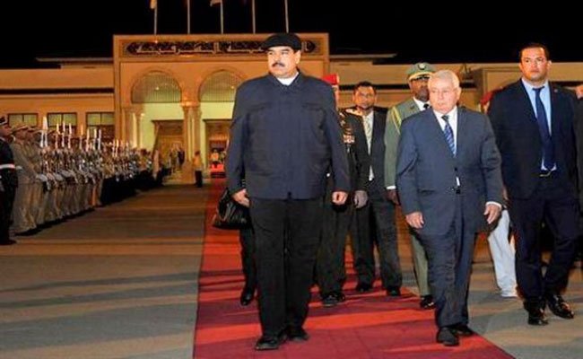 الرئيس الفنزويلي نيكولاس مادورو موروس ينهي زيارته للجزائر و التي دامت يومين