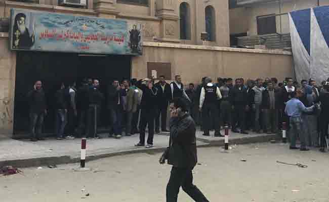 إدانة جزائرية للإعتداء الإرهابي الذي استهدف كنيسة مارمينا بحلوان جنوب القاهرة