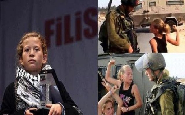 العالم الإفتراضي ينتفض نصرة للطفلة الفلسطينية عهد التميمي