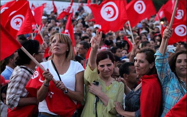 في تونس تظاهرة نسائية حاشدة  للمطالبة بالمساواة في الميراث