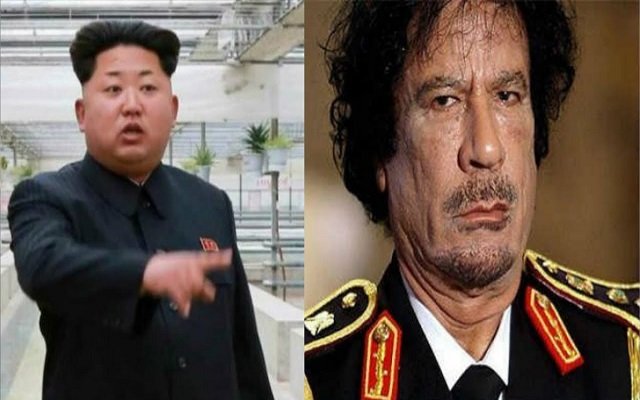 هل تكون نهاية رئيس كوريا الشمالية مأساوية مثل القدافي !!!