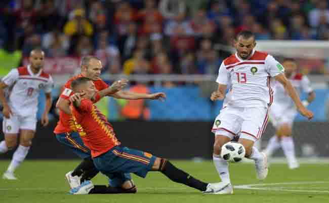 المنتخب المغربي يفرض التعادل على اسبانيا