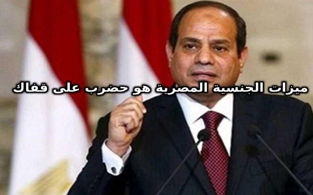 السيسي يبيع الجنسية المصرية ب 400 ألف دولار
