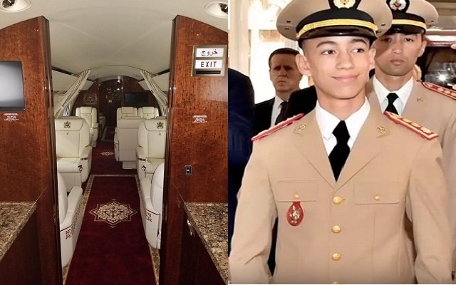 ولي العهد المغرب يصبح أول طفل في العالم يمتلك هذه الطائرة الفخمة