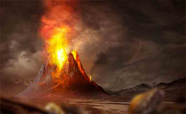 بركان عملاق دمر الحياة على وجه الأرض قبل 250 سنة