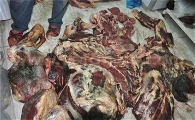 مصالح الأمن بالأغواط تحجز 270 كغ من اللحوم الفاسدة