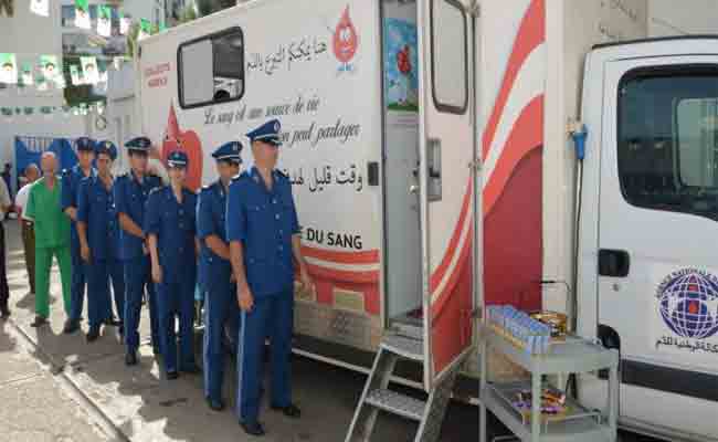 الأمن الوطني يطلق المرحلة الثالثة من الحملة الوطنية للتبرع بالدم