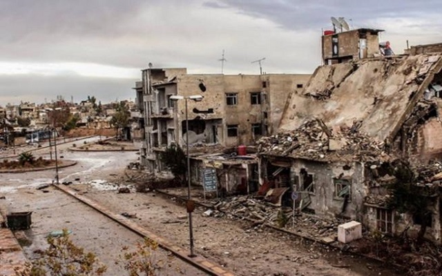 مليشيات نظام بشار تقوم بمجازر طائفية وتهدم المساجد