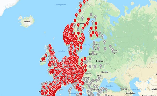 شبكة محطات الشحن SuperChargers سوف تغطي أوروبا بالكامل قريبا