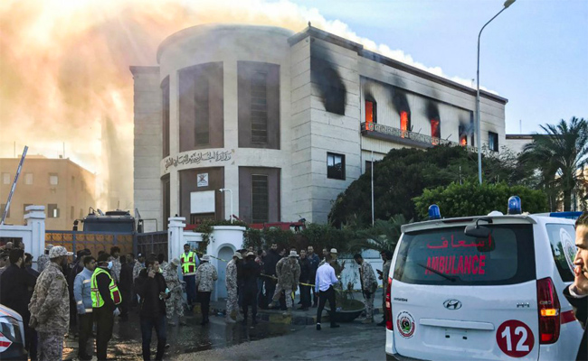 إدانة جزائرية للاعتداء الإرهابي الذي استهدف مقر وزارة الشؤون الخارجية الليبية
