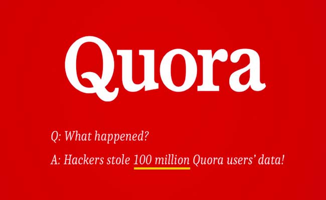 تم اختراق الشبكة الإجتماعية Quora وسرقة ملايين بيانات المستخدمين