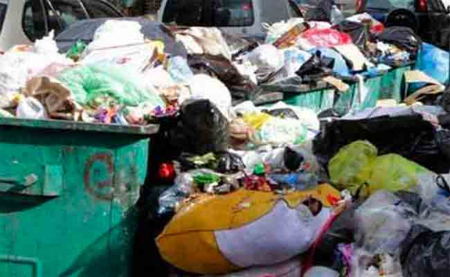 ارتفاع النفايات المنزلية بنسبة 5 بالمائة بالعاصمة