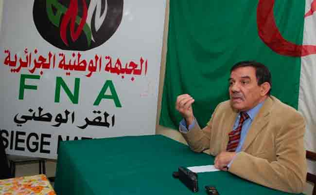تواتي : الجبهة الوطنية الجزائرية ''ترفض الذهاب إلى الانتخابات الرئاسية