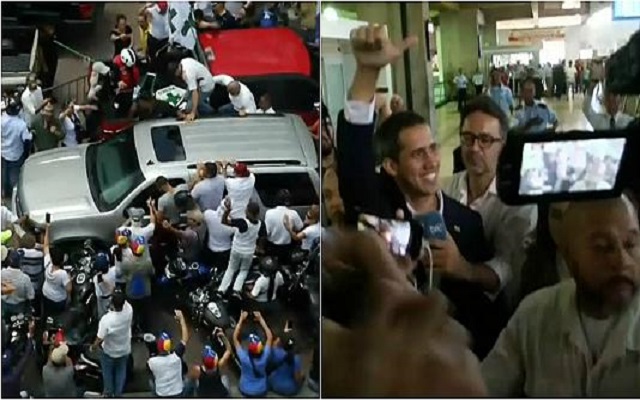 رغم التهديدات زعيم المعارضة الفنزويلية يعود للبلاد