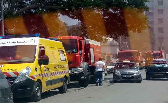 حريق بصيدلية قسم أمراض العيون بمستشفى نفيسة حمود يتلف أدوية و تجهيزات