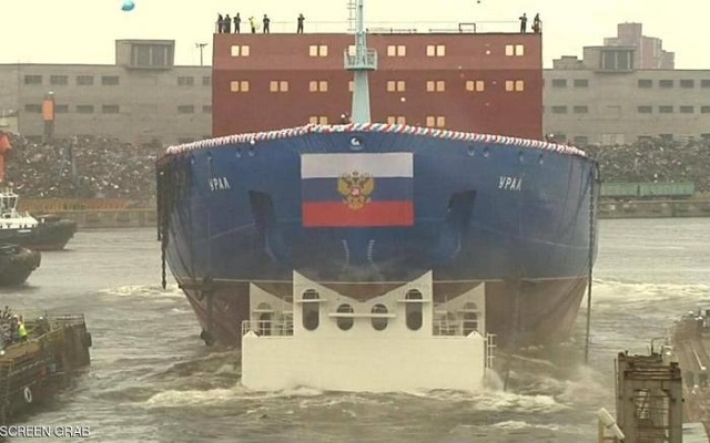 روسيا تتفوق على الجميع وتدشن أقوى “كاسحة نووية” في العالم