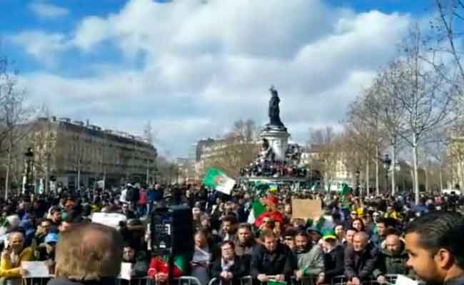 الحراك الشعبي : الجالية بفرنسا متشبتة بالتغيير