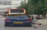 الأمن يحدد هوية لصوص الفيديو الذي يظهر سيارة تجر فتاة لسرقة حقيبتها بوهران