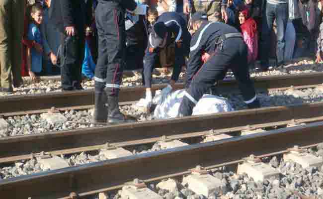 قطار يدهس امرأة بالمطمر غرب غليزان