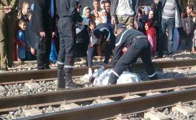 قطار ينهي حياة شابين بوادي ارهيو بغليزان