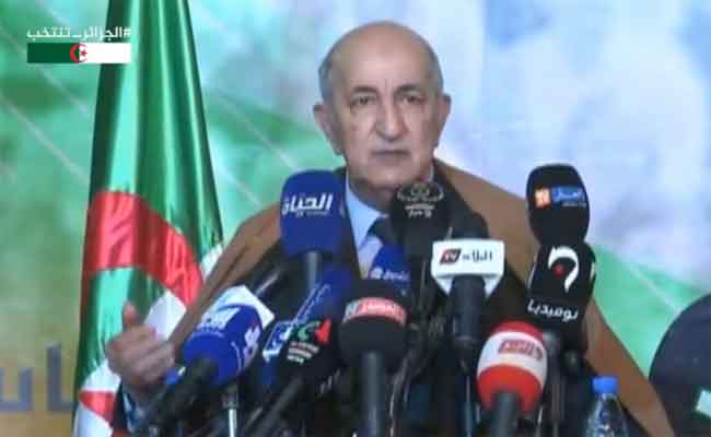 المترشح تبون : إذا تم انتخابي رئيسا “سأغير الدستور الحالي لتقنين ما جاء به الحراك الشعبي”