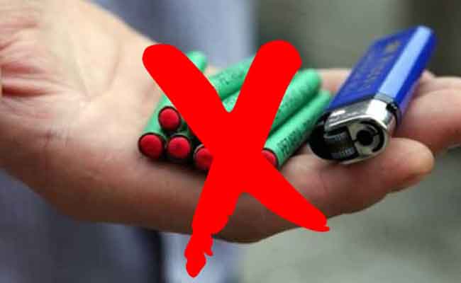 الحماية المدنية تنظم  حملة تحسيسية لتجنب استعمال المواد النارية والمفرقعات