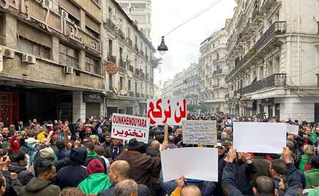 الحراك الشعبي في جمعته الـ38 : رفض قاطع للرئاسيات و تمسك بمطالب الحراك