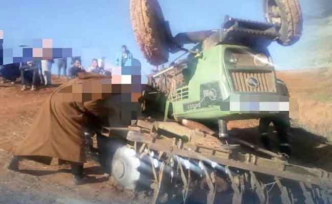 انقلاب جرار يخلف قتيلا و مصابا ببلدية عين الكيحل في عين تموشنت